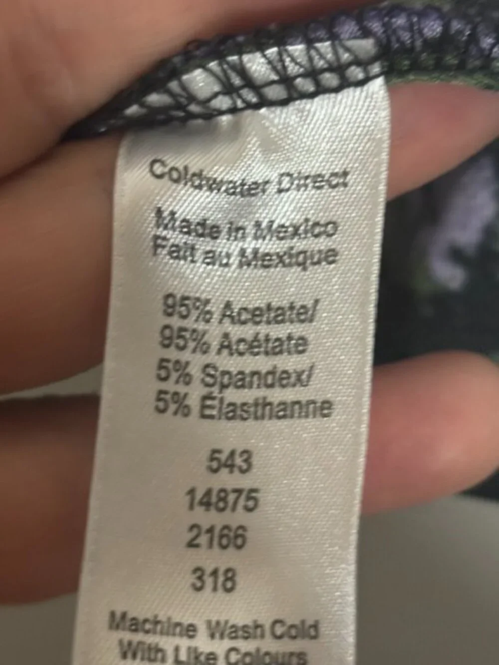 Coldwater Creek Blouse Women's Petite Large Floral‎ Knit asymmetrical hem